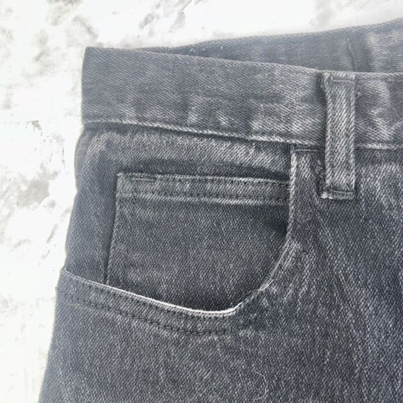 VTG Vintage Traffic Jeans Black 5 Pocket Retro Tapered Leg Rock Size 5/6 - Picture 9 of 16